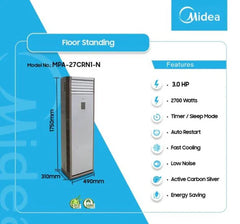 Midea 3.0HP Floor Stading Air Conditioner | MPA-27CRN1-N