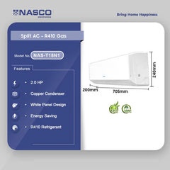 Nasco 2.0HP R410 Split Air Conditioner | NAS-T18N1