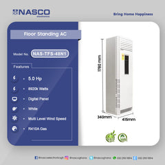 Nasco 5.0HP R410a Floor Standing Air Conditioner | NAS-TFS-48N1