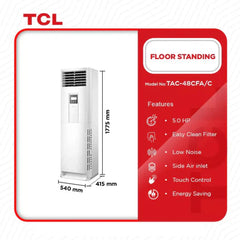 TCL 5.0HP R410a Floor Standing Air Conditioner | TAC-48CFA/C