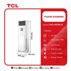 TCL 5.0HP R410a Floor Standing Air Conditioner | TAC-48CFA/C