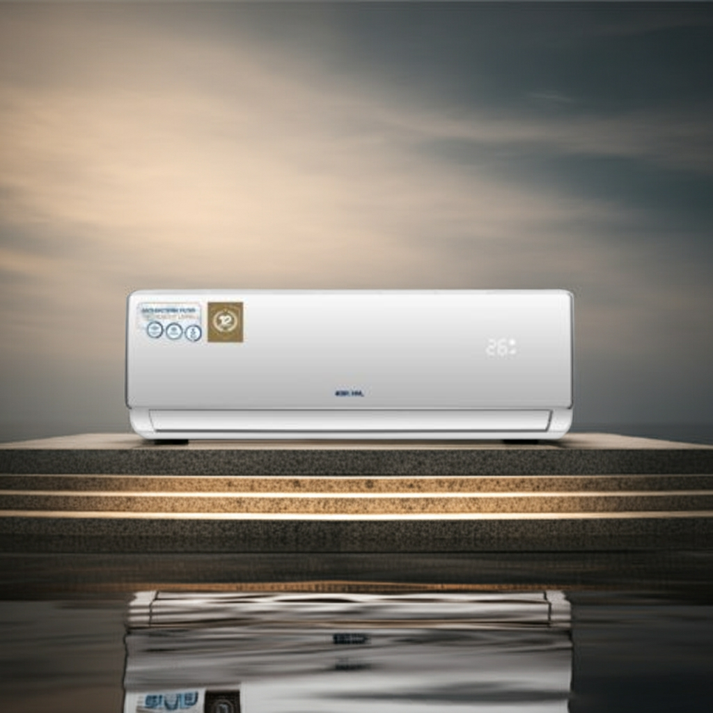 Bruhm 1.5 HP Split R410 Non-Inverter Air Conditioner | BAS-12RCEW