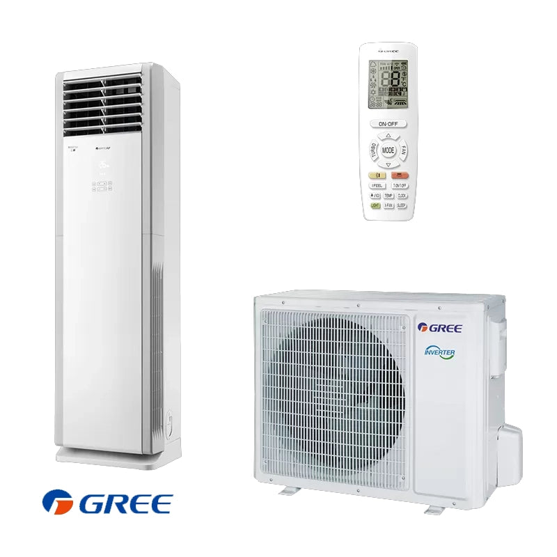 Gree 2.5HP R410a Inverter Floor Standing Air Conditioner | GWC12AAB-K3NNA2D