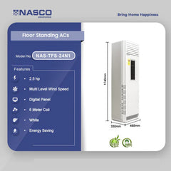 Nasco 2.5HP R410a Floor Standing Air Conditioner | NAS-TFS-24N1