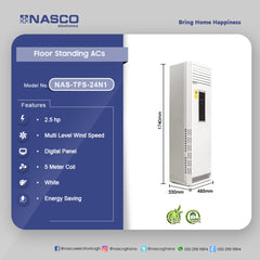 Nasco 2.5HP R410a Floor Standing Air Conditioner | NAS-TFS-24N1