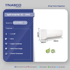 Nasco 1.5HP Split Inverter Air Conditioner | NASHRN1-12