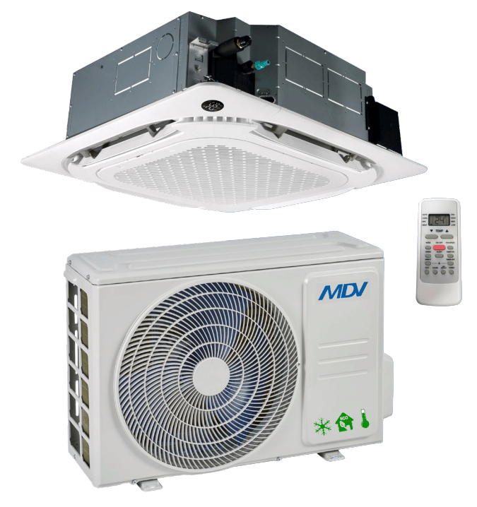 MDV 1.5hp MCD-12CRN1 Ceiling Cassette Type Air Conditioners - R410a